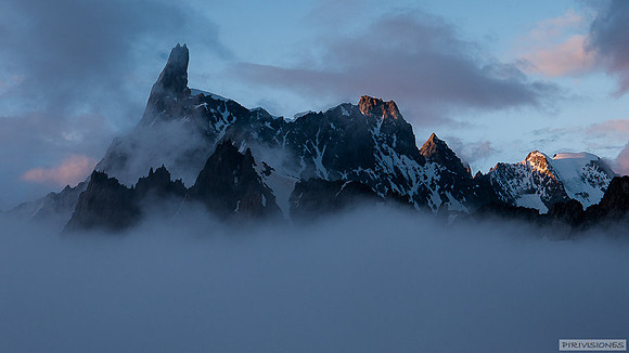 Del Dent du Géant a las Grandes Jorasses