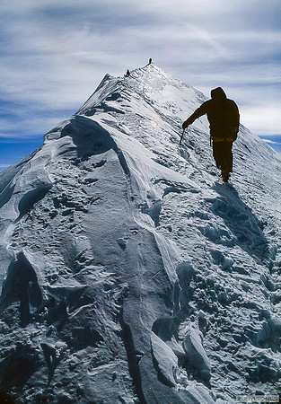 Arista cimera del Mont Blanc