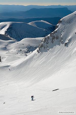 La soledad del esquiador de montaña