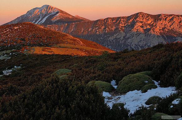 Hemoso y frío atardecer en Gabardiella