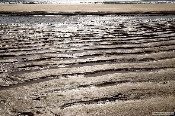 Texturas esculpidas en la arena