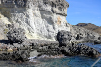 Geología volcánica junto al mar