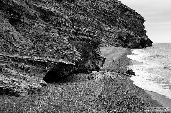 La Playa del Ruso en blanco y negro