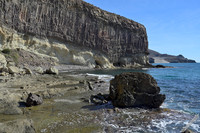 Disyunciones columnares de Punta de la Ballena o Punta Redonda
